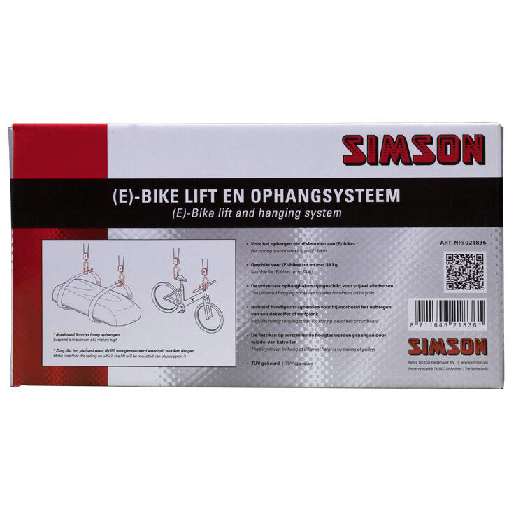 Afbeelding laden in galerijviewer, Simson fiets-lift zwaar (e-bike)
