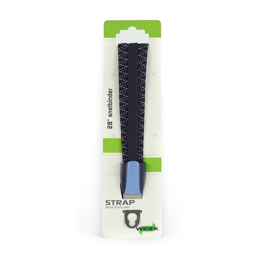 Widek triobinder jeans 28 donkerblauw wit univ. kaart