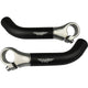VWP Gebogen Bar Ends - 15cm - Zwart