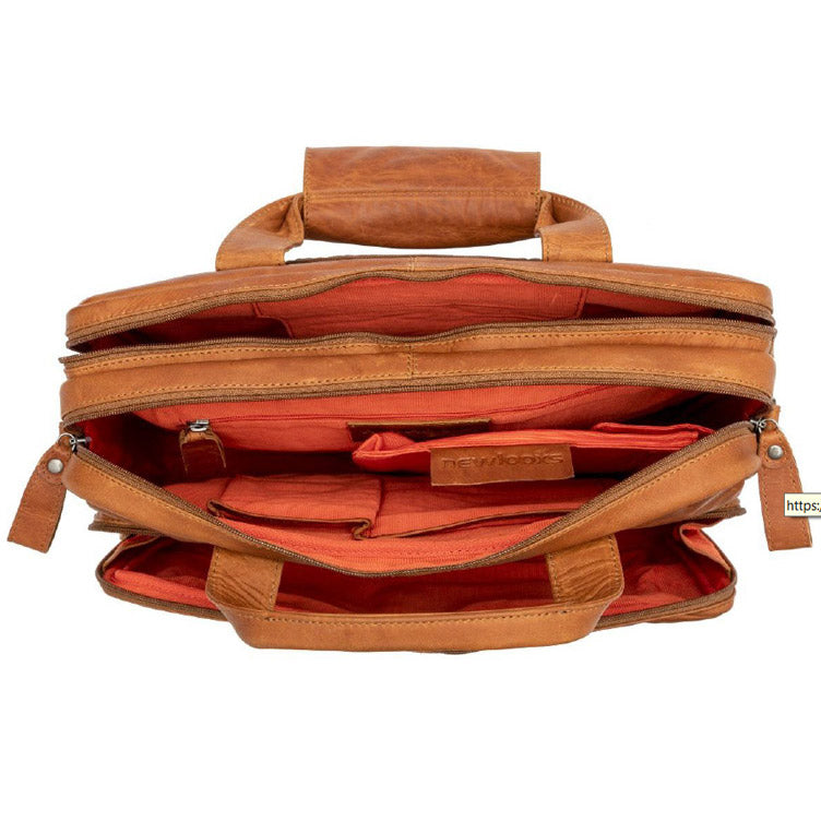 Afbeelding laden in galerijviewer, Tas Newlooxs Cali Cognac

