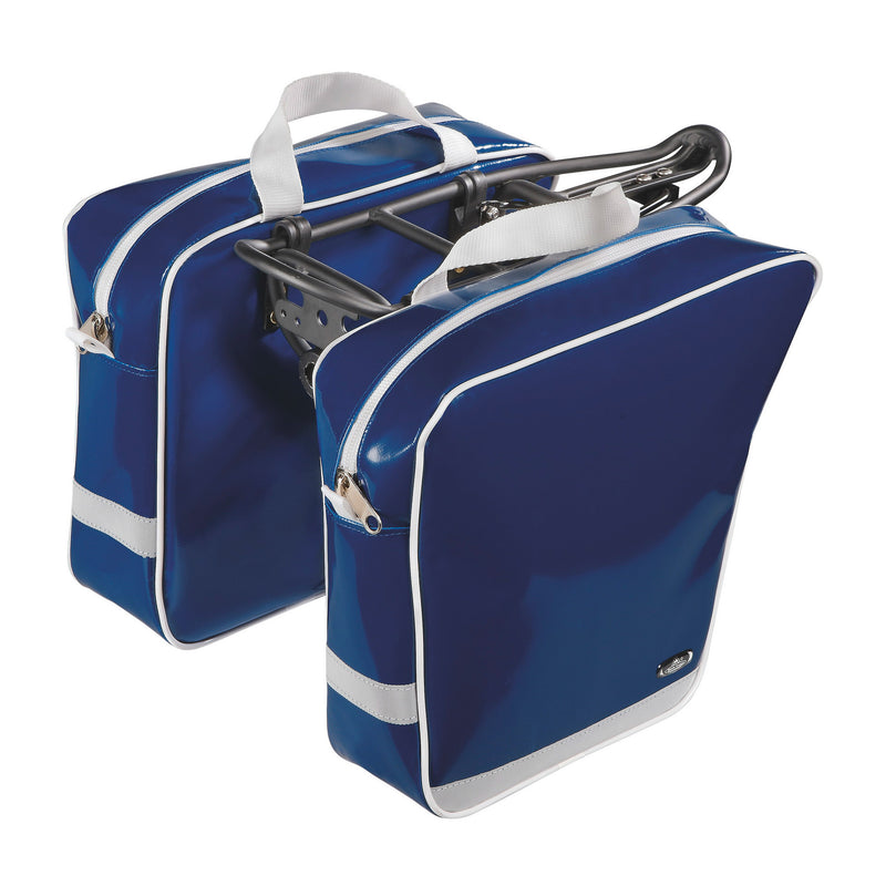Afbeelding laden in galerijviewer, Monte grappa pakaftas l+r 15l varnish met rits blauw
