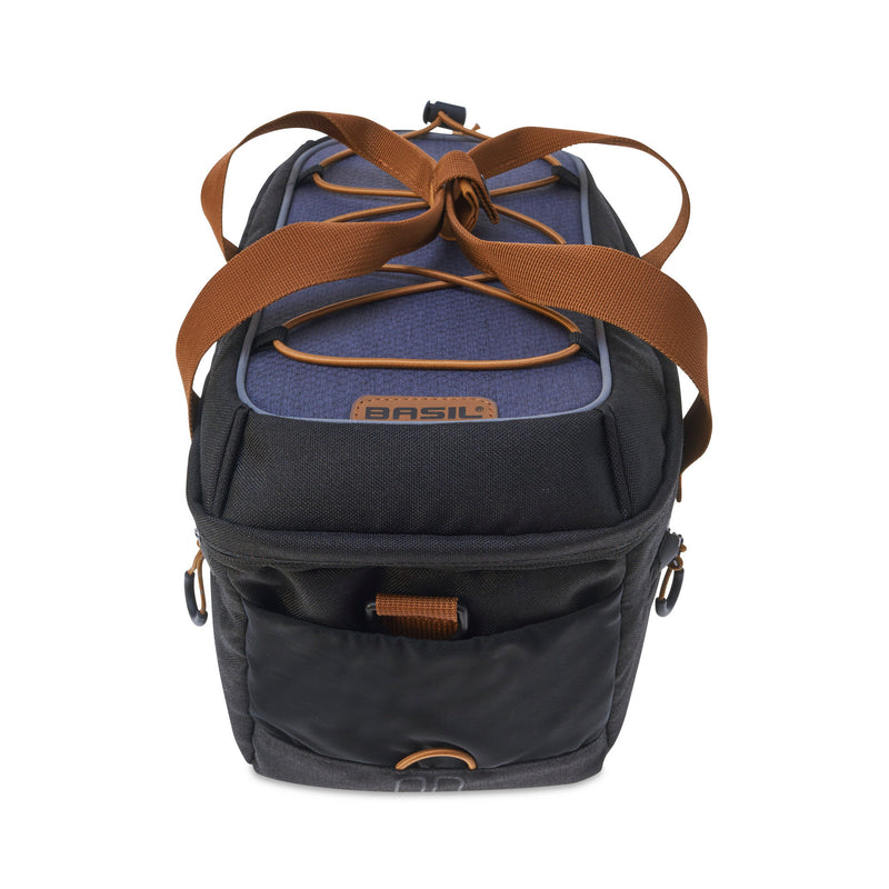 Afbeelding laden in galerijviewer, Basil Miles Trunkbag - Bagagedragertas - Unisex - Fietsen - Zwart
