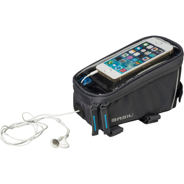 Basil Sport Design Frame Bag - Grijze Smartphone Frametas