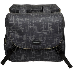 Mondi Joy Dubbele Fietstas - Waterafstotend Polyester - Zwart - 38L