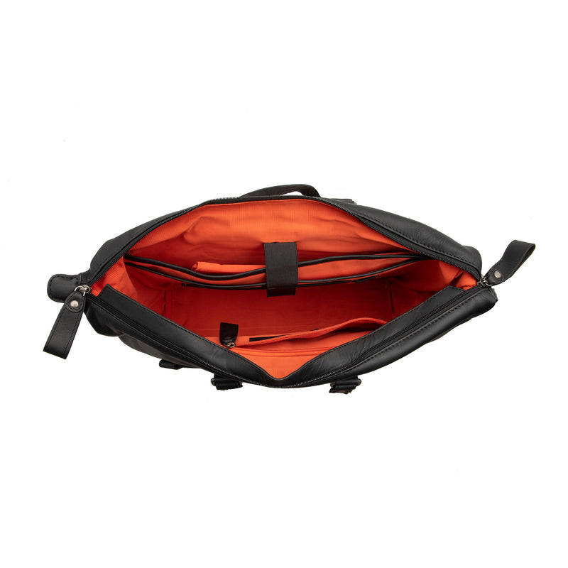 Afbeelding laden in galerijviewer, Newlooxs Verla laptop tas 21L leer black
