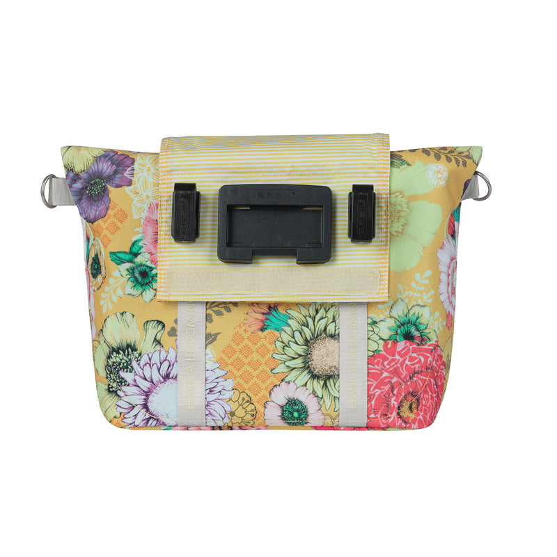 Afbeelding laden in galerijviewer, Basil Bloom Field fietshandtas - duurzaam, compact, geel
