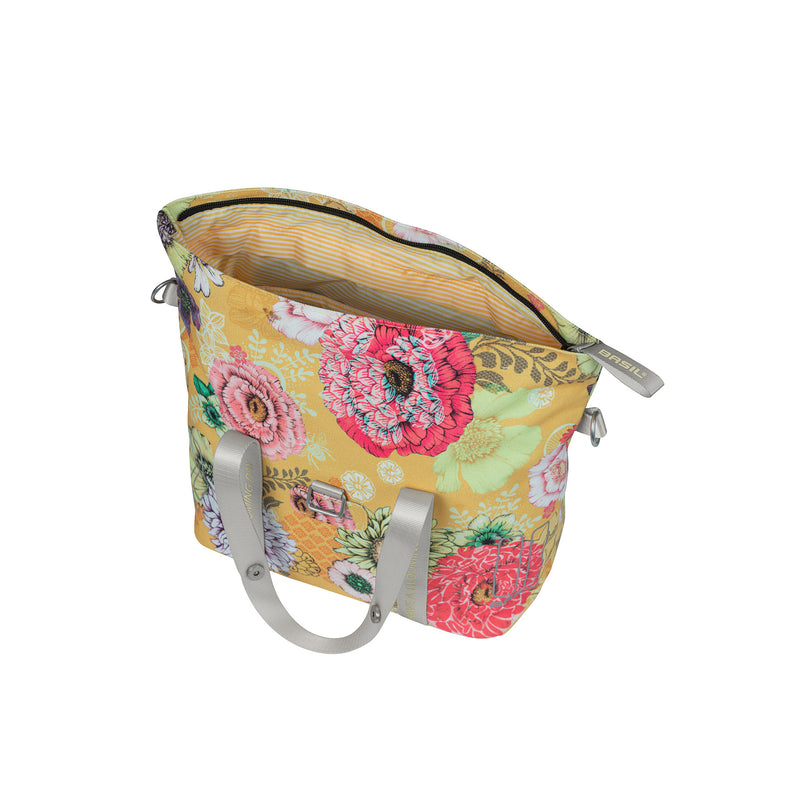 Afbeelding laden in galerijviewer, Basil Bloom Field fietshandtas - duurzaam, compact, geel
