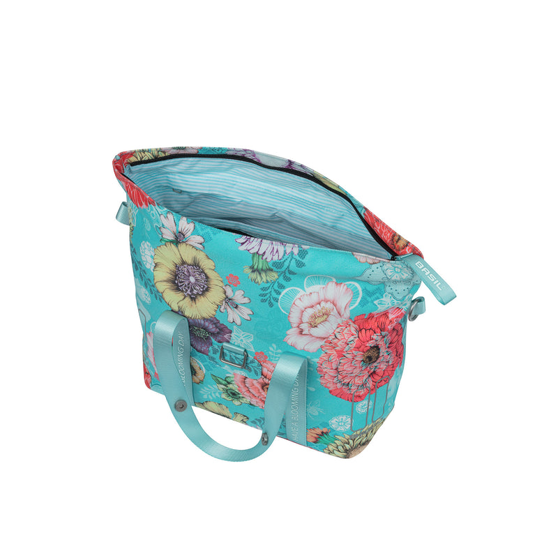 Afbeelding laden in galerijviewer, Basil Bloom Field fietshandtas MIK-KF-hook, blauw, 8-11L
