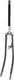 Vork 28x1 1 2 tour zwart