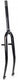 voorvork vast 28 inch hydride 1 inch zwart