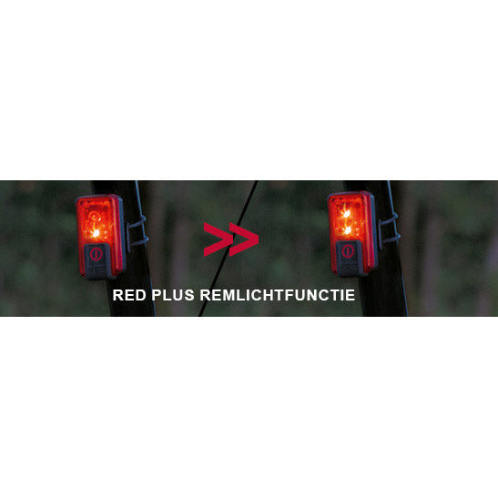 Afbeelding laden in galerijviewer, Vdo eco light red rl plus usb achterlicht li-on accu+remlicht aan uit
