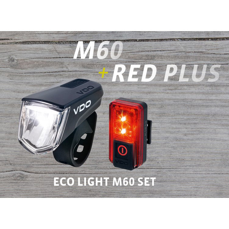 Afbeelding laden in galerijviewer, Verlichtingset VDO Eco Light M60 USB + RED PLUS USB
