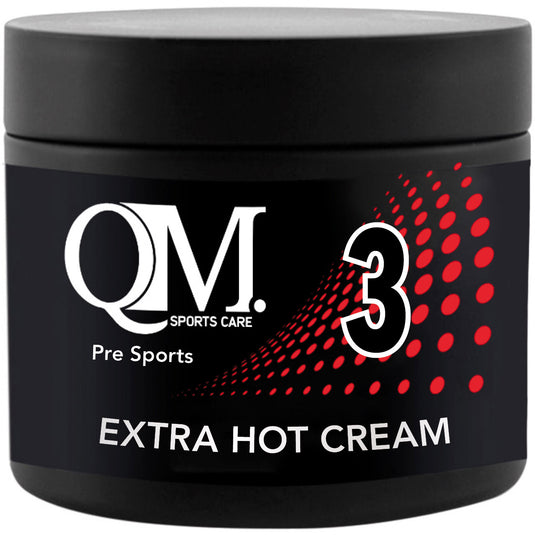 Qm sports care 3 extra hot cream pot 200ml