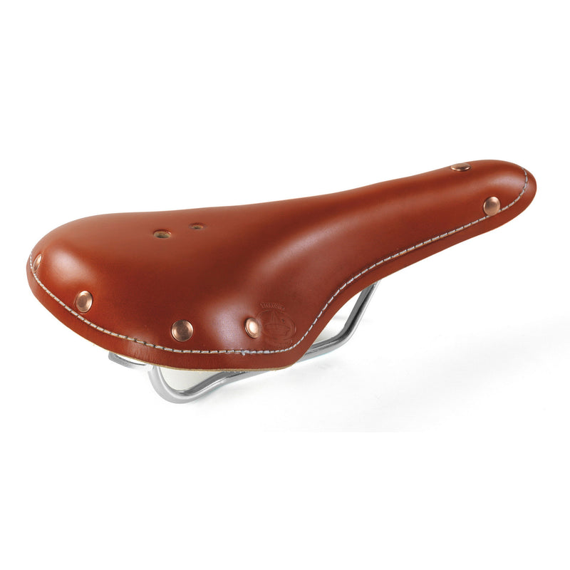 Afbeelding laden in galerijviewer, Monte grappa zadel old frontiers sport leer cognac
