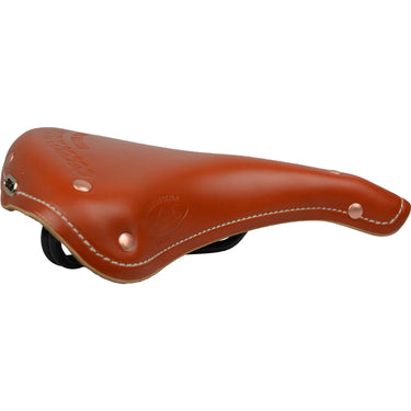 Monte grappa zadel oxford club sport leer cognac