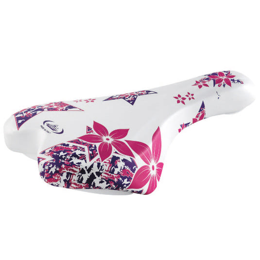Monte grappa kinderzadel magic 24 wit roze