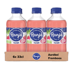 Ranja fruitmix aardbei framboos pet (6x 33cl)