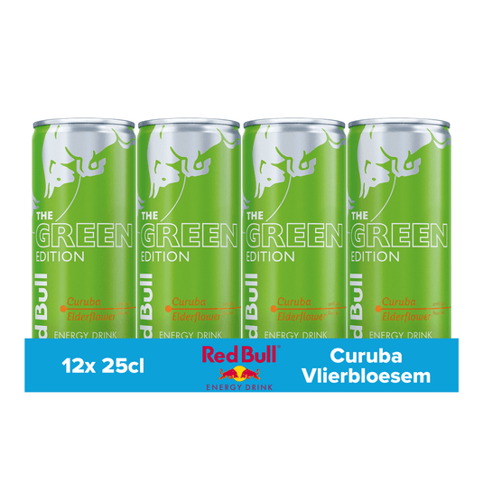 Red bull the green edition sugarfree curuba vlierbloesem (12x 250ml)