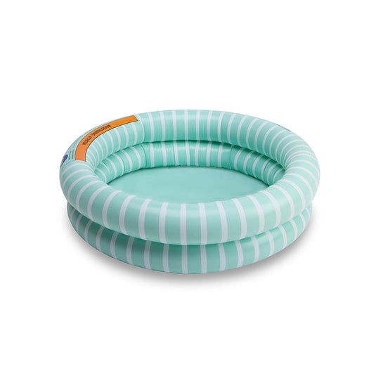 Resort stripe | groen zwembad ø 60 cm
