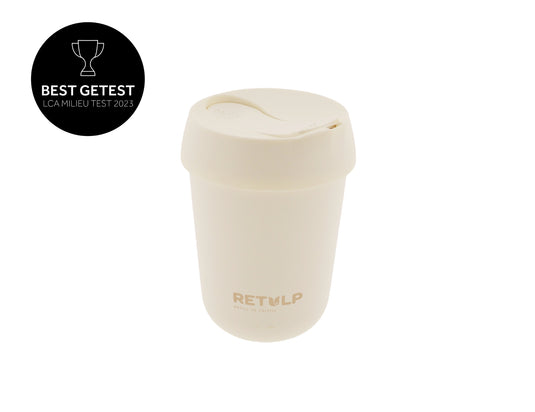 Retulp koffiebeker - chalk white