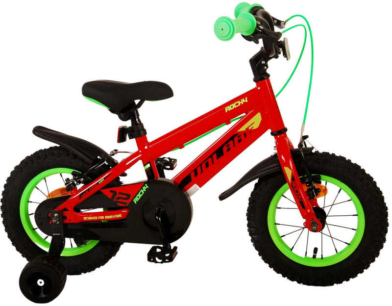 Afbeelding laden in galerijviewer, Volare Rocky Kinderfiets Jongens 12 inch Rood Twee handremmen
