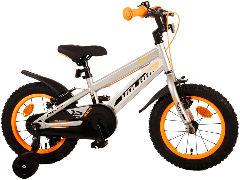 Afbeelding laden in galerijviewer, Volare Rocky Kinderfiets Jongens 14 inch Grijs Twee handremmen
