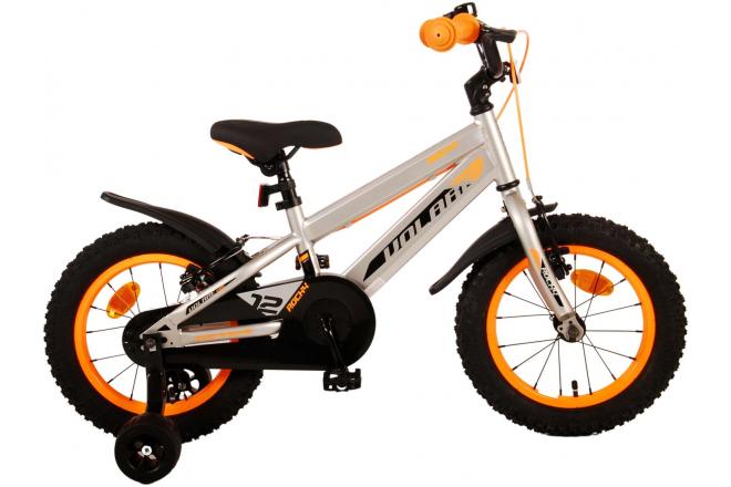 Afbeelding laden in galerijviewer, Volare Rocky Kinderfiets Jongens 14 inch Grijs Twee handremmen
