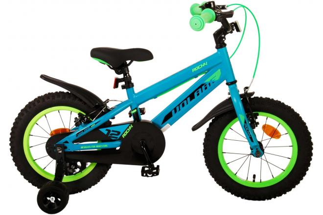 Afbeelding laden in galerijviewer, Volare Rocky Kinderfiets Jongens 14 inch Groen Twee handremmen

