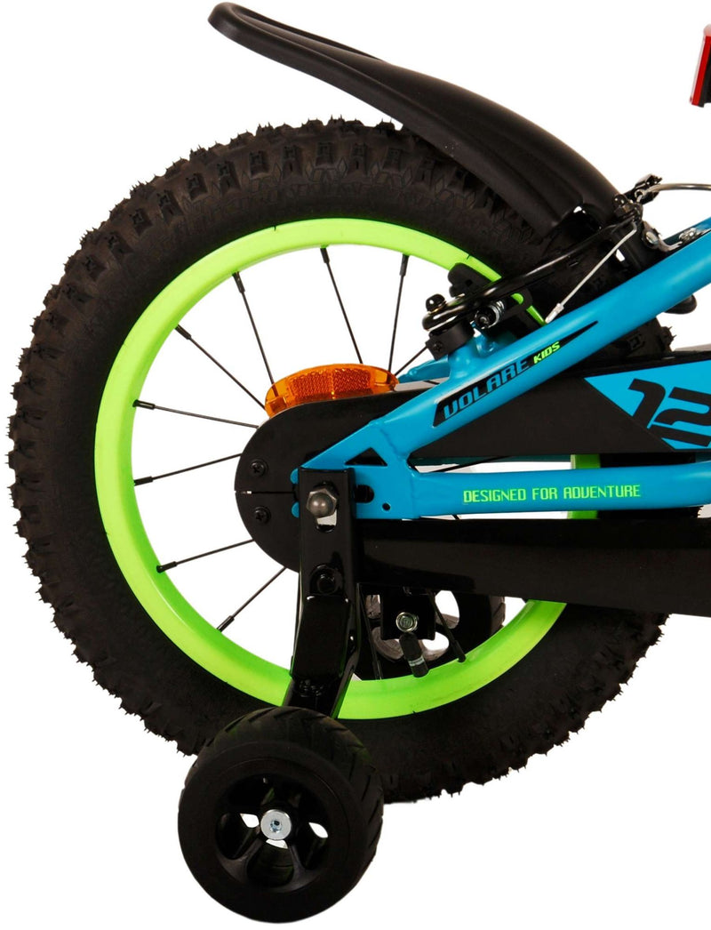 Afbeelding laden in galerijviewer, Volare Rocky Kinderfiets Jongens 14 inch Groen Twee handremmen
