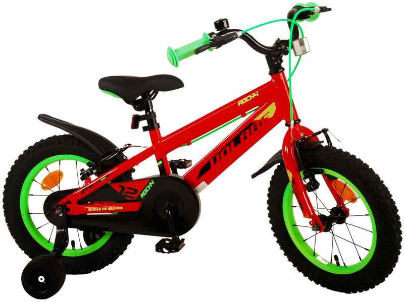 Afbeelding laden in galerijviewer, Volare Rocky Kinderfiets Jongens 14 inch Rood Twee handremmen
