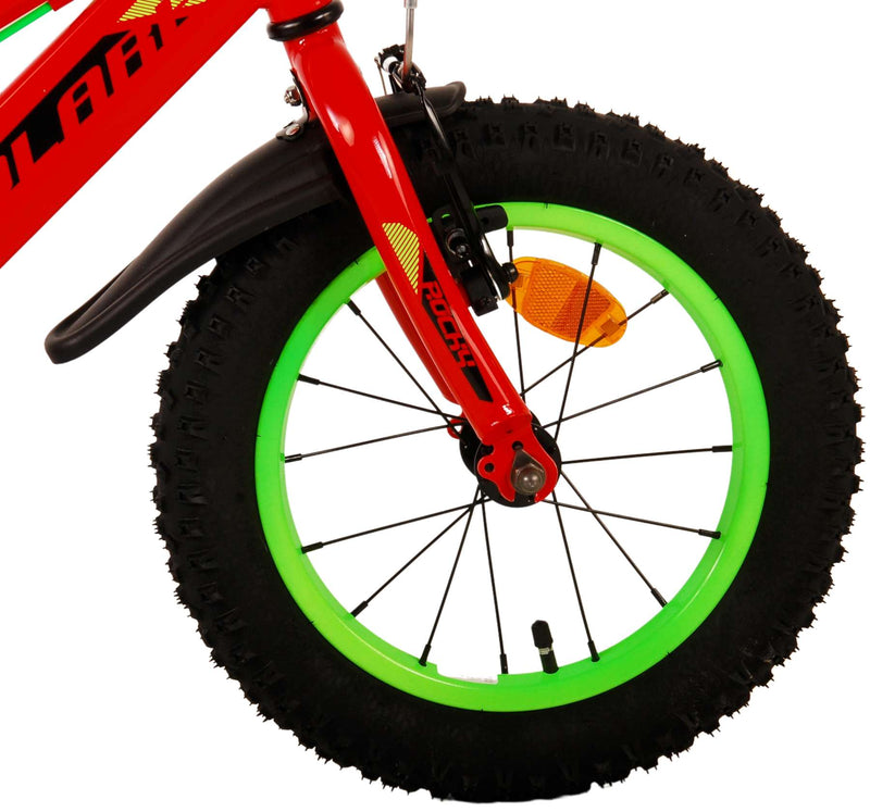Afbeelding laden in galerijviewer, Volare Rocky Kinderfiets Jongens 14 inch Rood Twee handremmen
