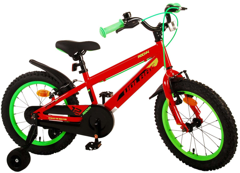 Afbeelding laden in galerijviewer, Volare Rocky Kinderfiets Jongens 16 inch Rood Twee handremmen
