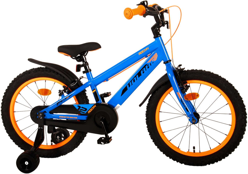 Afbeelding laden in galerijviewer, Volare Rocky Kinderfiets Jongens 18 inch Blauw Twee handremmen
