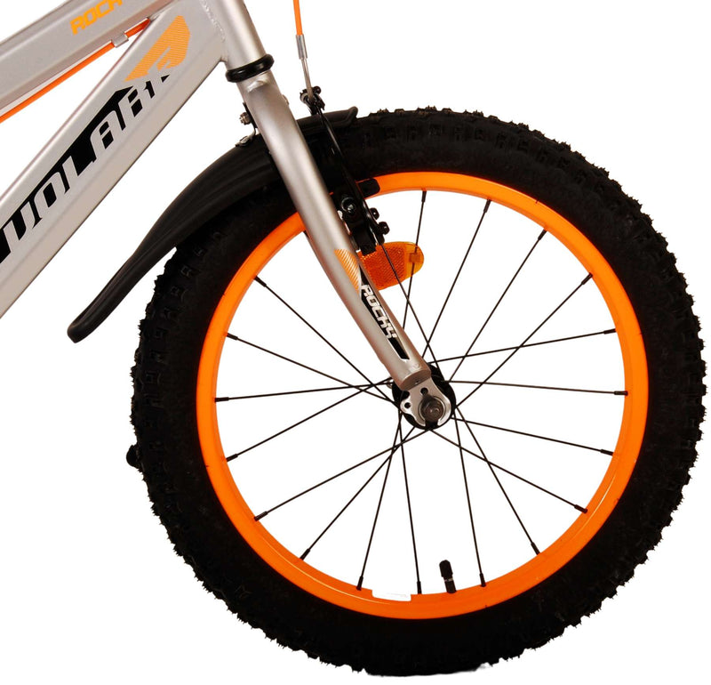 Afbeelding laden in galerijviewer, Volare Rocky Kinderfiets Jongens 18 inch Grijs Twee handremmen
