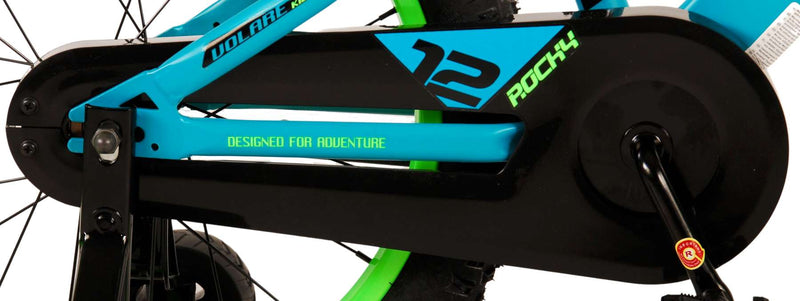 Afbeelding laden in galerijviewer, Volare Rocky Kinderfiets Jongens 18 inch Groen Twee handremmen

