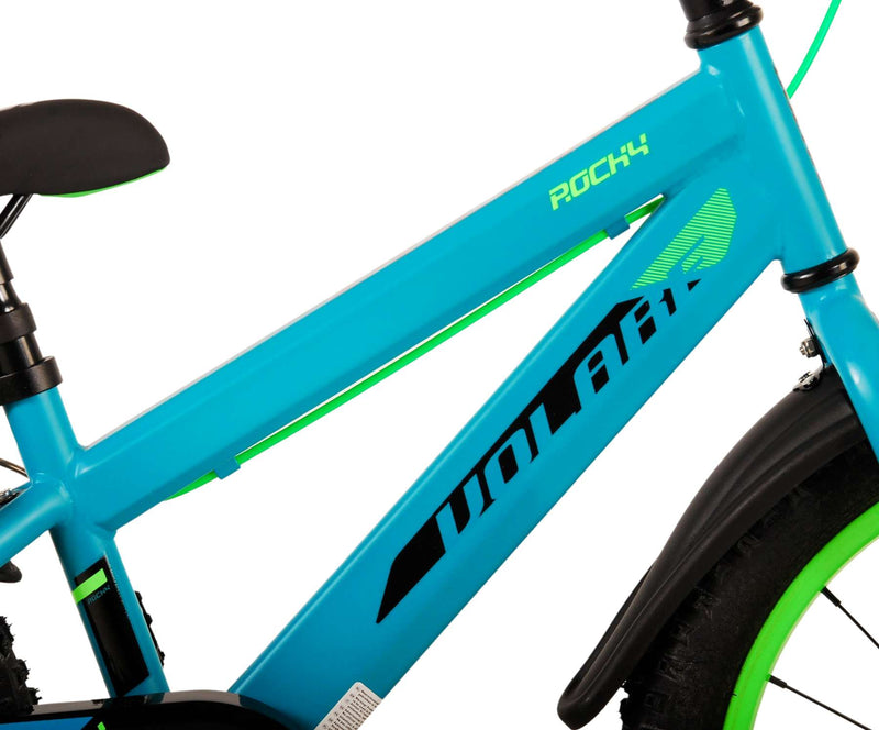 Afbeelding laden in galerijviewer, Volare Rocky Kinderfiets Jongens 18 inch Groen Twee handremmen
