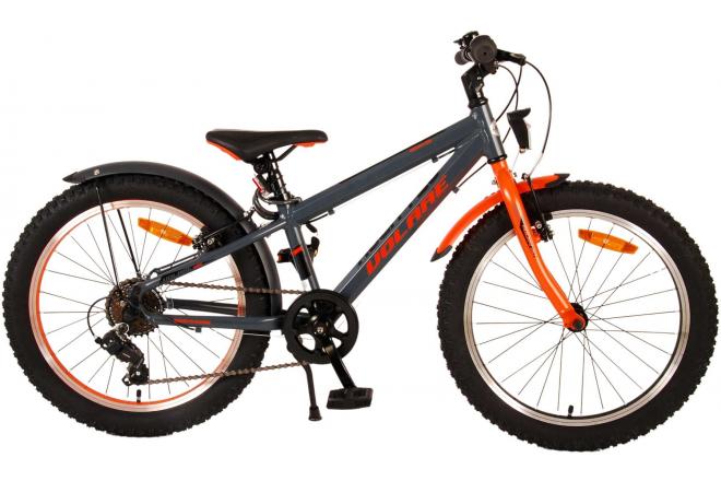Afbeelding laden in galerijviewer, Volare Rocky Kinderfiets - 20 inch - Grijs Oranje - 6 speed - Prime Collection
