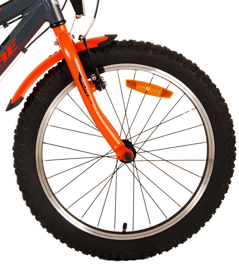 Afbeelding laden in galerijviewer, Volare Rocky Kinderfiets - 20 inch - Grijs Oranje - 6 speed - Prime Collection
