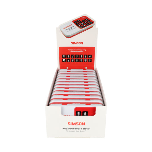 Simson reparatiedoos select displaydoos (per 12 stuks)