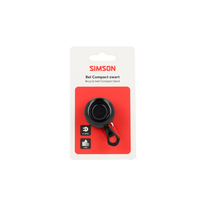 Afbeelding laden in galerijviewer, Simson bel compact zwart

