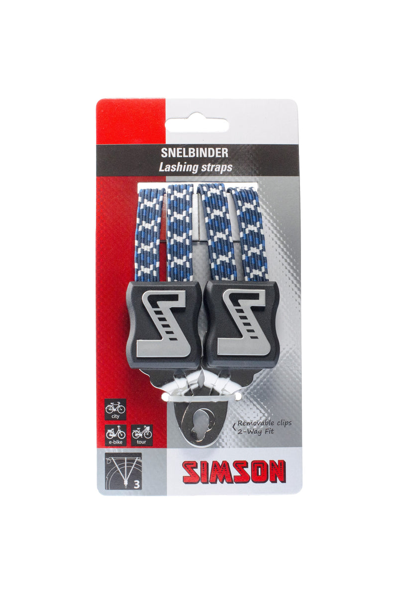 Afbeelding laden in galerijviewer, Snelbinder Trio Simson met 3 binders - marine wit
