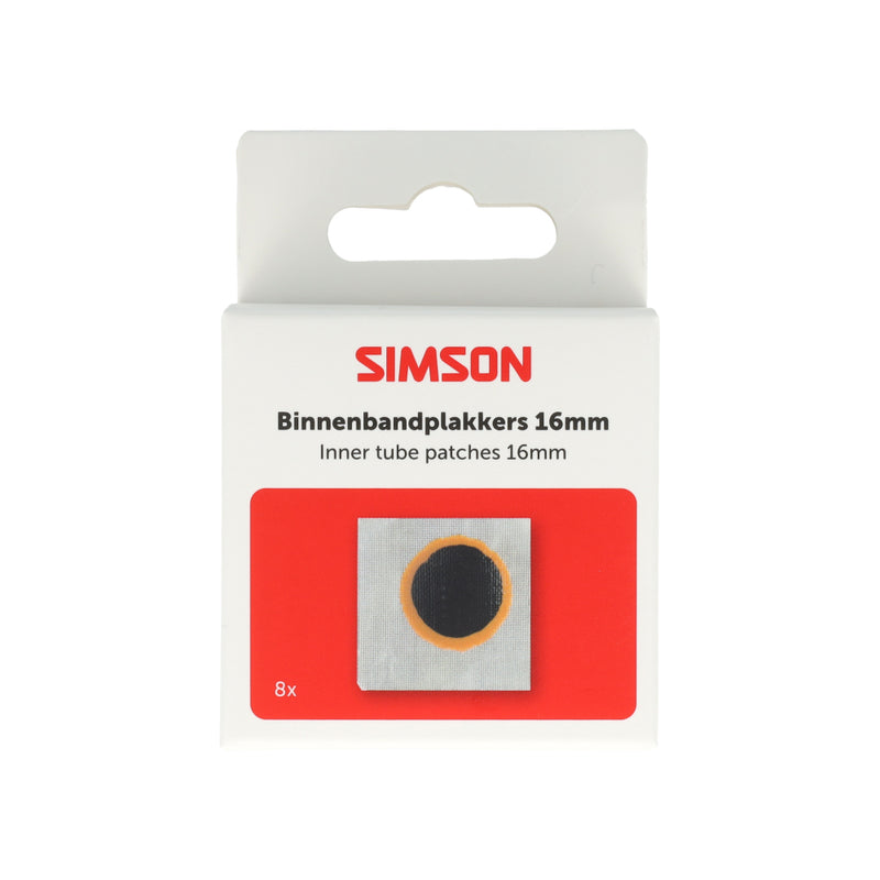 Afbeelding laden in galerijviewer, Simson binnenbandpleister 16mm (8st)
