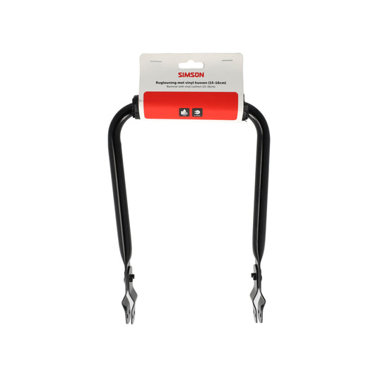 Rema tip top nederland b.v. simson rugleuning met vinyl rugkussen zwart