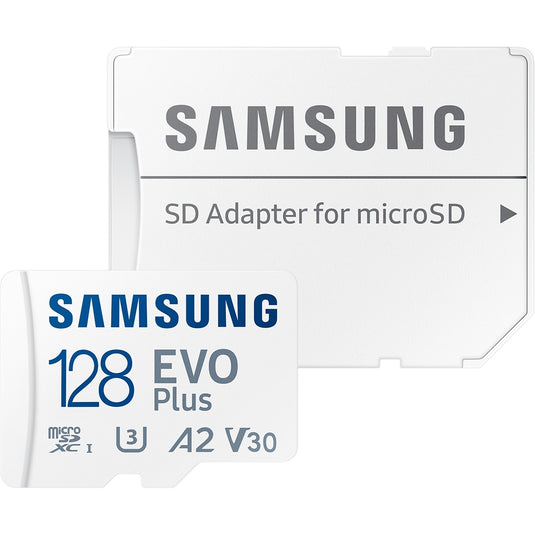 Microsd-kaart samsung evo plus 128 gb wit