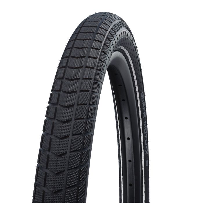 Afbeelding laden in galerijviewer, Schwalbe Buitenband 20-2.75 (70-406) Super Moto-X Perf DD zw-skin+R
