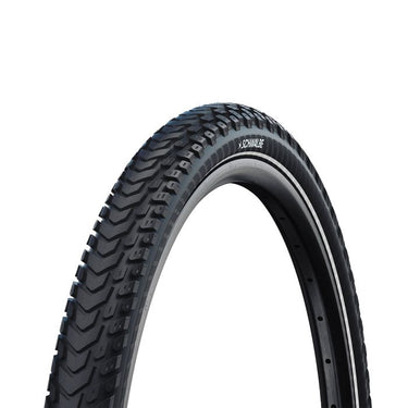 Schwalbe marathon mondial pro - folding - addix - v-guard - 28x2.25 - black + reflex