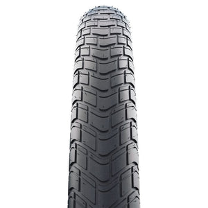 Schwalbe motion big apple - wired - addix green - raceguard - 16x2.15 - black + reflex