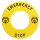 Harmony etiket noodstop 60mm | 10 stuks
