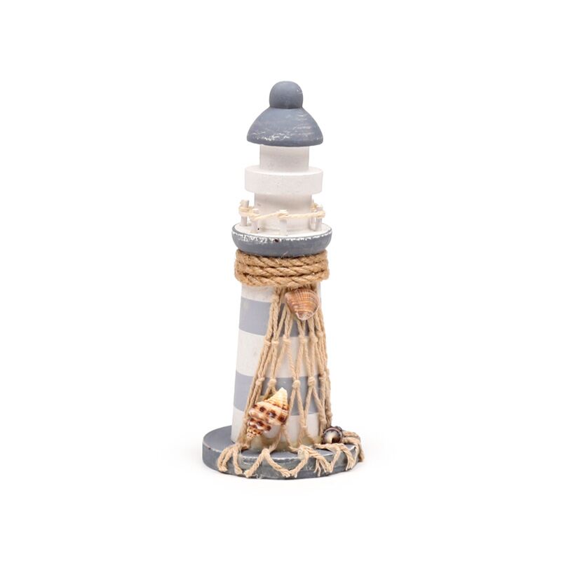 Afbeelding laden in galerijviewer, Strandsouvenir - vuurtoren schelpen
