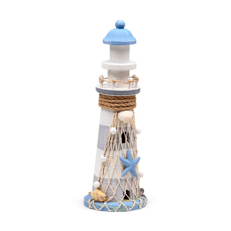 Afbeelding laden in galerijviewer, Strandsouvenir - vuurtoren blauw ster
